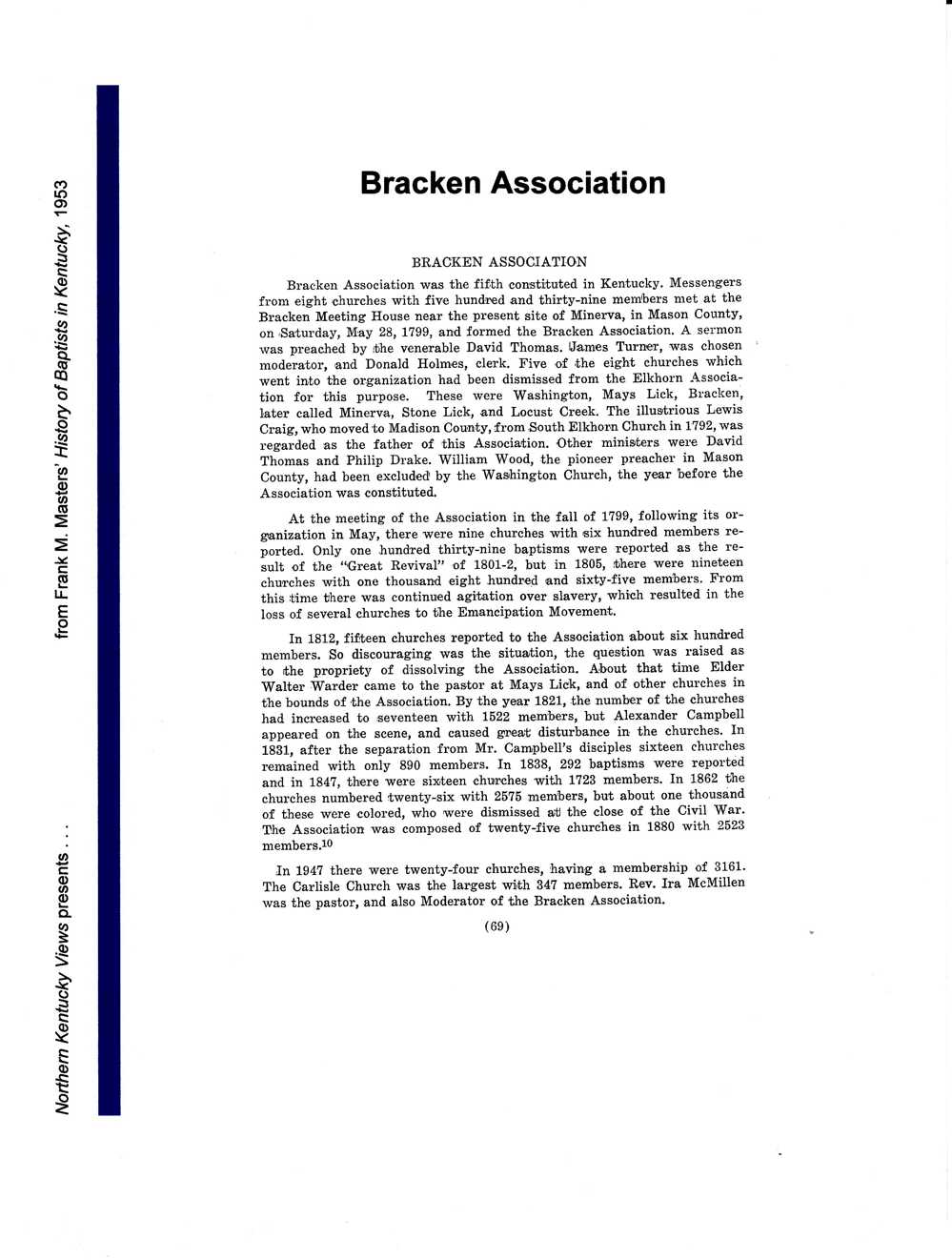Bracken Baptist Association